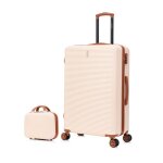 Celims france - valise grande taille 75cm week - end avec vanity valise soute 23kg abs crme