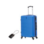 Valise moyenne 20kg 65cm valise celims weekend abs cadenas bleu