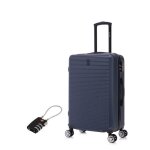 Valise moyenne 20kg 65cm valise celims weekend abs cadenas bleu marine