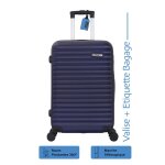 Valise moyenne 65cm - adc - rigide - 4 roues 360� - 30kg - 65l