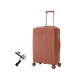 Valise moyenne 65cm en polypropyl�ne incassable valise celims skycruiser cadenas tsa 8 roulettes 360 ...