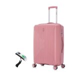 Valise moyenne 65cm en polypropyl�ne incassable valise celims skycruiser cadenas tsa 8 roulettes 360 ...