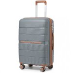 Valise moyenne 66x44x28. 5cm valise de voyage extensible valise rigide trolley en polypropyl�ne � 4 roulettes ...