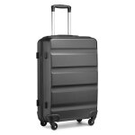 Valise moyenne taille 66x45x26cm rigide ultra l�gere � 4 roulettes pivotantes valise de voyage soute ...
