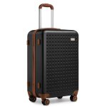 Kono valise grande 75x48x29cm valise de voyage en abs + pc valise rigide trolley ultra légère bagage ... Kono valise grande 75x48x29cm valise de voyage en abs + pc valise rigide trolley ultra légère bagage ...