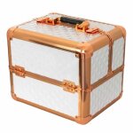 Valise professionnelle malette coiffure mallette esthtique couleur blanc rose taille xl