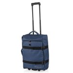 Valise souple � roulettes valise tissu � roulette sac de voyage � roulettes bagages cabin 701650 bleu ...