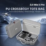 Valise de transport drone dji mini 5 pro fly more combo - sac portable main / bandouli�re - protection ...