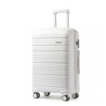 Valise trolley cabine 55x40x20cm bagage � main rigide en polypropyl�ne ultra l�ger � 4 roulettes avec ...