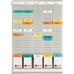 Planning hebdomadaire - valrex - modèle 2911680 - 5 colonnes - supports en aluminium - fiches colorées ... Planning hebdomadaire - valrex - modèle 2911680 - 5 colonnes - supports en aluminium - fiches colorées ...