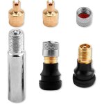 Valves pneu trottinette xiaomi kit 2 pi�ces compatible ninebot max g30 d�monte obus rallonge