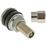 Valve de pneu tubeless droite et courte en métal pour jante de 10 pouces scooter moto atv - universel ... Valve de pneu tubeless droite et courte en métal pour jante de 10 pouces scooter moto atv - universel ...