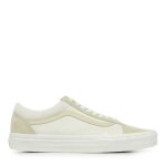 Baskets - vans - old skool - cuir - beige - lacets
