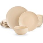 Vancasso assiette srie sabine - bg 12 pices service de table complet design mouchet ssame semi - ...
