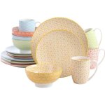 Vancasso natsuki 16pcs service de table porcelaine 4pcs assiettes plate à dessert bols à miso mug tasse ... Vancasso natsuki 16pcs service de table porcelaine 4pcs assiettes plate à dessert bols à miso mug tasse ...