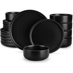 Vancasso vaiselle playa 18 pices assiettes service complet une finition mate service de table 6 personnes ...