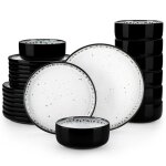 Vancasso vaiselle playa 24 pices assiettes service complet une finition mate service de table 8 personnes ...