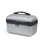 Vanity rigide kinston ? (abs) - gris clair - grande capacit l 30 x h 17 x p 18 cm