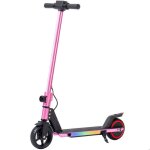 Trottinette lectrique enfant 6 - 14 ans ? pliable avec cran led ? roues 65 led et bande lumineuse colore ...
