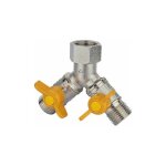 Vanne 3 voies rechange valve g 1 / 2 raccord y laiton en douchette adaptateur darr�t robinet pour cuisine ...