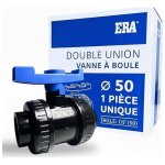 Vanne � bille pvc - u pn16 dn50 ? pour piscine et irrigation