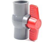 Vanne boisseau sphrique en pvc valve en plastique 40 mm pour tuyau dalimentation en eau yyv