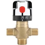 Vanne m�langeur eau chaude froide robinet mitigeur thermostatique en laiton solide robinet temp�rature ...