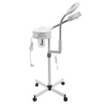 Vaporisateur facial - 2 en 1 vapeur facia avec lumire led - rotative  360 - vapozone pour salon de ...
