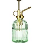 Vaporisateur en verre de 191 cm avec pompe sup�rieure dor�e petites plantes dint�rieur et dext�rieur ...
