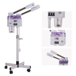 Vaporisateur visage chaud et froid  double tube - vaporisateur ozon facial - pour salon beaut maison ...