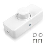 Variateur de lumiere led 3w - 100w interrupteur variateur et variateur rotatif 220 - 240v avec dimmable ...