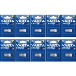Varta cr123a (10 blisters de 1 batteries / 10 piles) cr 123 lithium 123a