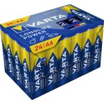 Varta varta longlife power aa cube pack24 pile lr6 (aa) alcaline(s) 1. 5 v 24 pc(s)