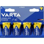 Varta varta longlife power d blister 4 pile lr20 (d) alcaline(s) 1. 5 v 4 pc(s)