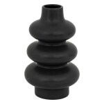 Vase cramique clothilde noir h25cm - atmosphera createur d'interieur - noir