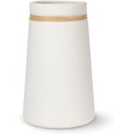 Vase en cramique pour herbe de pampa vase blanc comme dcoration boho moderne pour salons 25cm