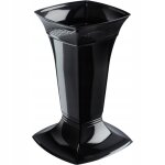 Vase cimetire kadax plastique rsistant noir 30cm lgance et durabilit