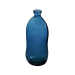 Vase uly en verre recycl bleu orage h51cm - atmosphera createur dinterieur