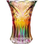 Vase de fleurs en cristal arc - en - ciel transparent dlicate fleur en verre vase contenant des plantes ...