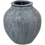 Vase dcoratif - alexandra house living - alexandra - gris - 19 x 19 cm - cramique porcelaine grs