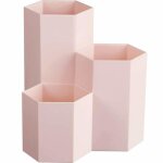 Vase hexagonal multifonction cr�atif pour pinceaux de maquillage pot � pinceaux porte - styloconteneur ...