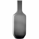 Vase - leonardo home - milano - verre - gris - 64x23x23 cm
