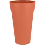Vase rond xxl - eda - toscane - � 48 cm - 90 l - int�rieur / ext�rieur - � 48 x h 80 cm - orange terre ...