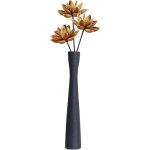 Vase sol c�ramique noir 41 cm minimaliste pour pampa chambre bureau ou couloir