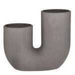 Vase trilo en porcelaine noir moyen? 16 cm 55x18 cm pour fleurs ou décoration élégante et intérieur moderne ... Vase trilo en porcelaine noir moyen? 16 cm 55x18 cm pour fleurs ou décoration élégante et intérieur moderne ...