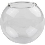 Vase en verre micro paysage vase rond pour aquarium adapt  la dcoration de petites plantes?8cm?