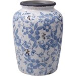 Vase vintage bleu et blanc en porcelaine vase � fleurs en c�ramique pour la d�coration de no�l de la ...