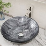 Vasque  poser lavabo avec robinetterie lave - mains vier pour salle de bain 42 cm