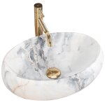 Vasque � poser rea linda granit mat 34x485cm