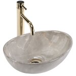 Vasque � poser rea sofia mini kashmir lavabo gris